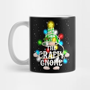 The Crafty Gnome Christmas Matching Family Shirt Mug